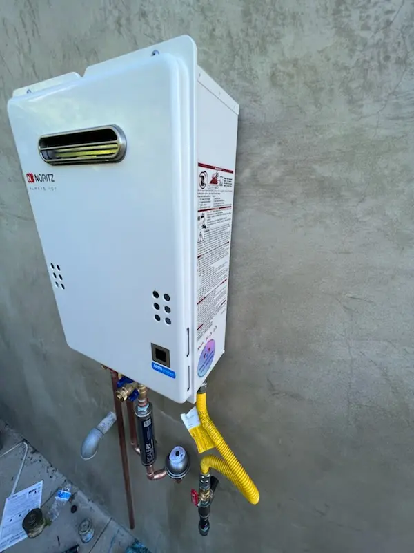 Tankless water heater installation for Arden-Arcade homes